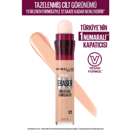 Maybelline Instant Anti Age Eraser Concealer - Göz Altı Kapatıcı No: 121 Light Honey - 2