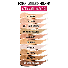 Maybelline Instant Anti-Age Eraser Concealer - Göz Altı Kapatıcı No: 00 Ivory - 3