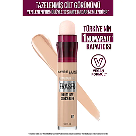 Maybelline Instant Anti-Age Eraser Concealer - Göz Altı Kapatıcı No: 01 Light - 2