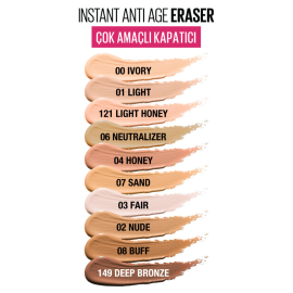 Maybelline Instant Anti Age Eraser Eye Concealer - Göz Altı Kapatıcı No: 07 Sand - 3