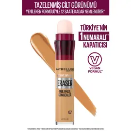 Maybelline Instant Anti Age Eraser Eye Concealer - Göz Altı Kapatıcı No: 07 Sand - 2
