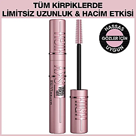 Maybelline Lash Sensational Sky High - Maskara Black /Siyah - 3