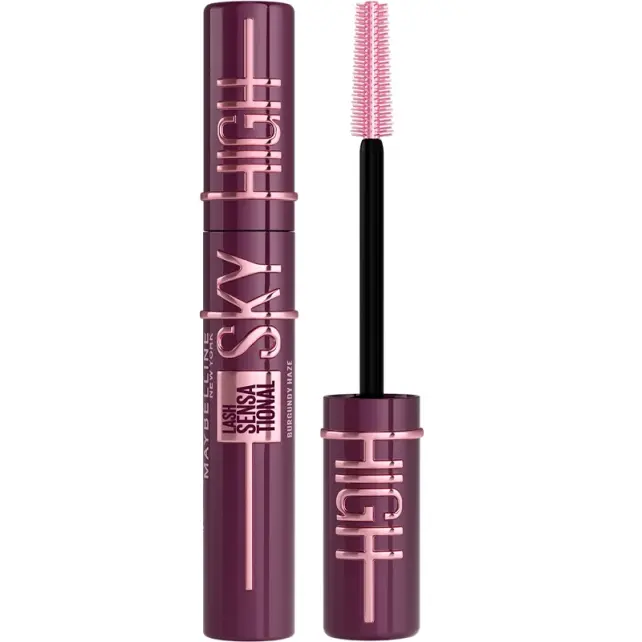 Maybelline Lash Sensational Sky High - Maskara Burgundy Haze /Mürdüm - 1