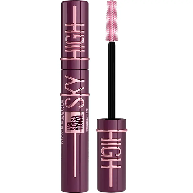 Maybelline Lash Sensational Sky High - Maskara Burgundy Haze /Mürdüm - 1