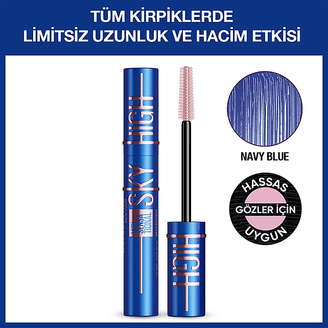 Maybelline Lash Sensational Sky High - Maskara Navy Blue - 2