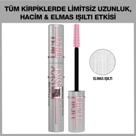 Maybelline Lash Sensational Sky High - Maskara Space Diamond - Elmas Işıltı - 2