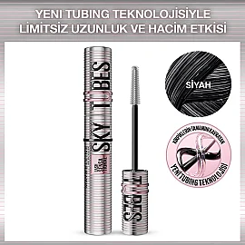Maybelline Lash Sensational Sky Tubes - Maskara Siyah - 9