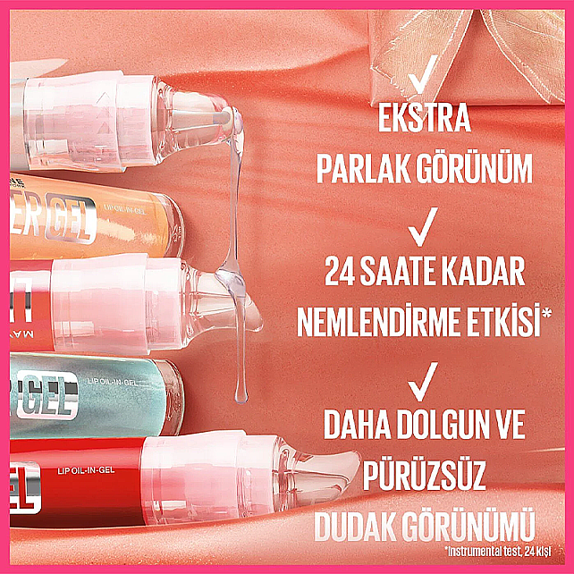 Maybelline Lifter Gel - Ekstra Parlak Dudak Parlatıcısı No: 004 Sugar Spritz - 3