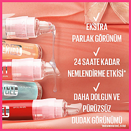 Maybelline Lifter Gel - Ekstra Parlak Dudak Parlatıcısı No: 004 Sugar Spritz - 3