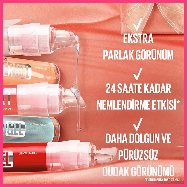 Maybelline Lifter Gel - Ekstra Parlak Dudak Parlatıcısı No: 004 Sugar Spritz - 3