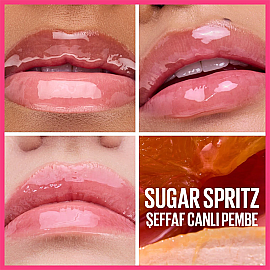 Maybelline Lifter Gel - Ekstra Parlak Dudak Parlatıcısı No: 004 Sugar Spritz - 8