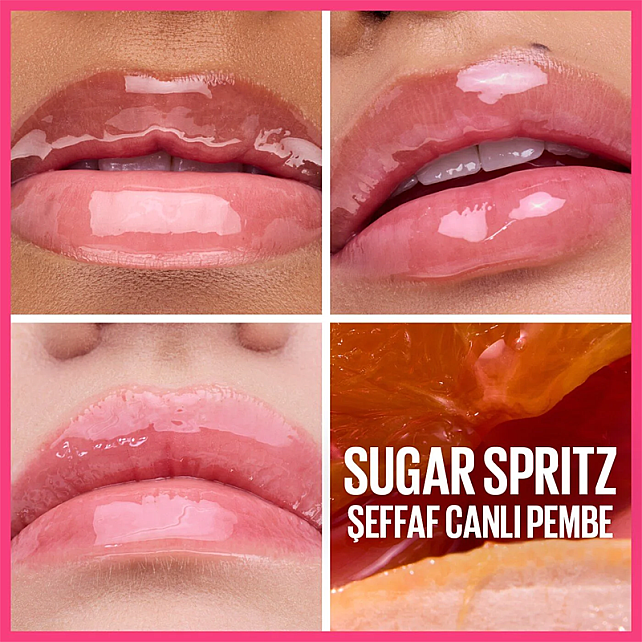 Maybelline Lifter Gel - Ekstra Parlak Dudak Parlatıcısı No: 004 Sugar Spritz - 8