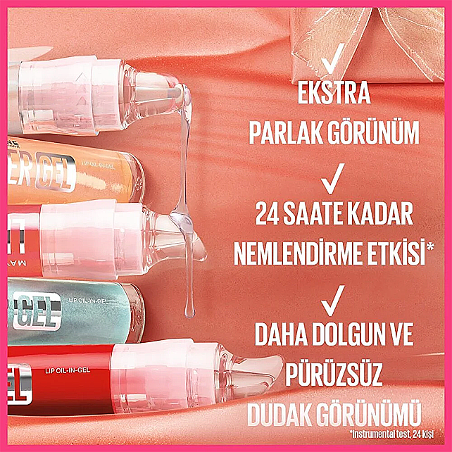 Maybelline Lifter Gel - Ekstra Parlak Dudak Parlatıcısı No: 005 Melon Ade - 3