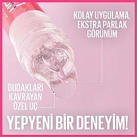 Maybelline Lifter Gel - Ekstra Parlak Dudak Parlatıcısı No: 006 Strawberry Shake - 7
