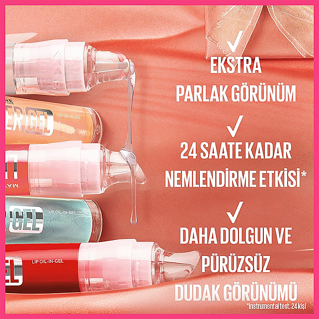 Maybelline Lifter Gel - Ekstra Parlak Dudak Parlatıcısı No: 006 Strawberry Shake - 8