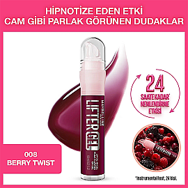 Maybelline Lifter Gel - Ekstra Parlak Dudak Parlatıcısı No: 008 Berry Twist - 7
