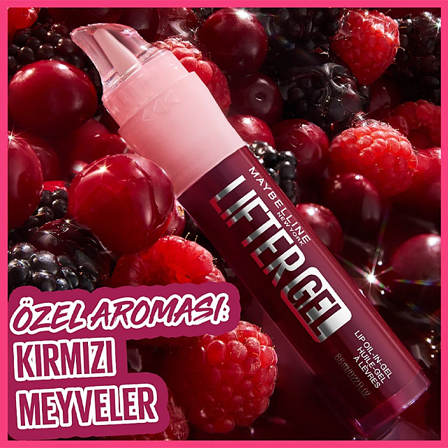 Maybelline Lifter Gel - Ekstra Parlak Dudak Parlatıcısı No: 008 Berry Twist - 2