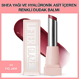 Maybelline Lifter Glaze Oil Balm - Renkli Dudak Yağı Balsamı No: 14 Fig Jam - 2