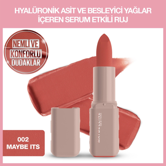 Maybelline Lifter Lipstick Matte - Serum Etkili Ruj No: 002 Maybe It's - 2