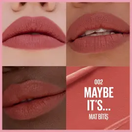 Maybelline Lifter Lipstick Matte - Serum Etkili Ruj No: 002 Maybe It's - 4