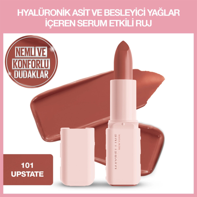  Maybelline Lifter Lipstick Satin - Serum Etkili Ruj No: 101 Upstate - 2