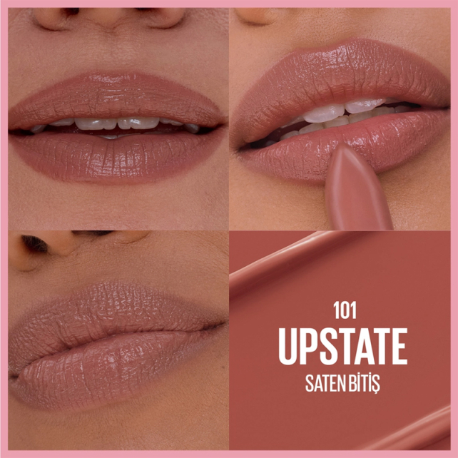  Maybelline Lifter Lipstick Satin - Serum Etkili Ruj No: 101 Upstate - 3
