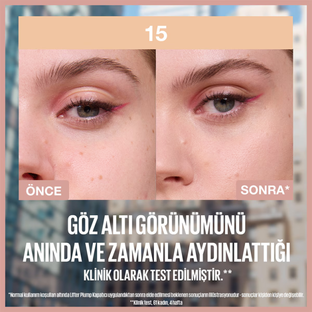 Maybelline Lifter - Nemlendirici ve Aydınlatıcı Etkili Kapatıcı No: 15 - 6