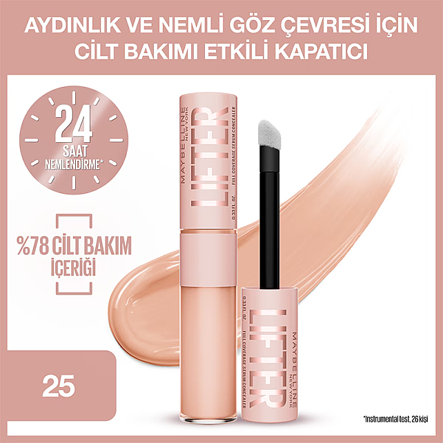 Maybelline Lifter - Nemlendirici ve Aydınlatıcı Etkili Kapatıcı No: 25 - 2
