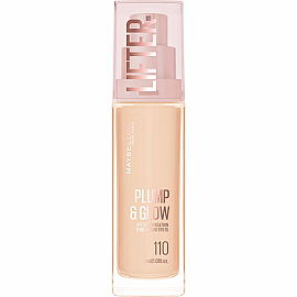 Maybelline Lifter Plump & Glow - Cilt Bakım Etkili Fondöten No: 110 - Maybelline