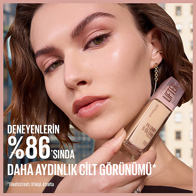 Maybelline Lifter Plump & Glow - Cilt Bakım Etkili Fondöten No: 112 - 5