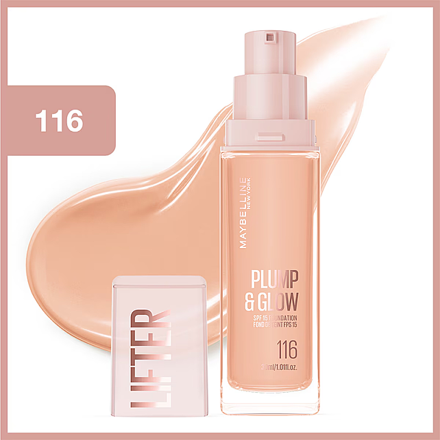 Maybelline Lifter Plump & Glow - Cilt Bakım Etkili Fondöten No: 116 - 4