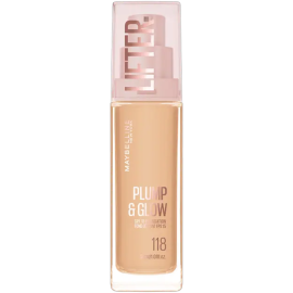 Maybelline Lifter Plump & Glow - Cilt Bakım Etkili Fondöten No: 118 - 1