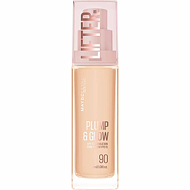 Maybelline Lifter Plump & Glow - Cilt Bakım Etkili Fondöten No: 90 - Maybelline