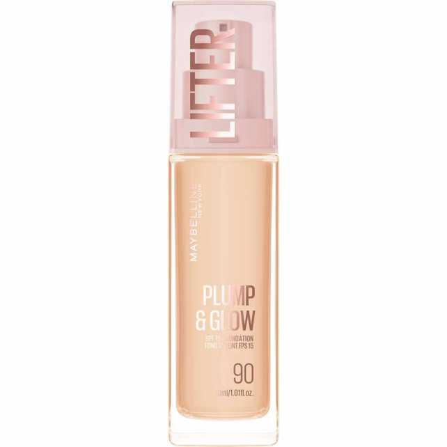 Maybelline Lifter Plump & Glow - Cilt Bakım Etkili Fondöten No: 90 - 1