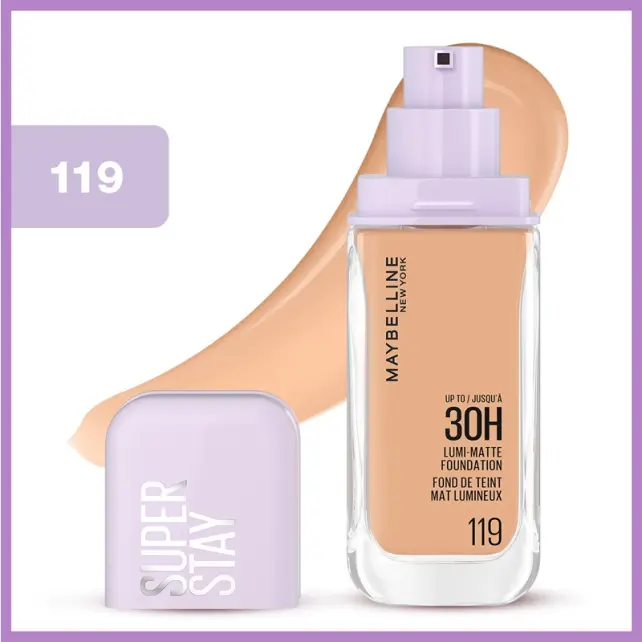 Maybelline Lumi Matte Foundation 30H - Mat Fondöten No: 119 - 3
