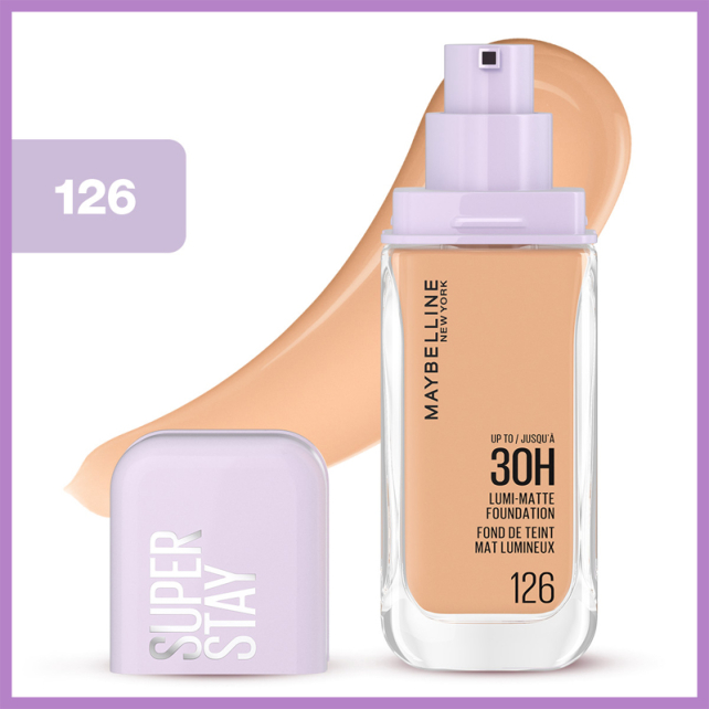 Maybelline Lumi Matte Foundation 30H - Mat Fondöten No: 126 - 3