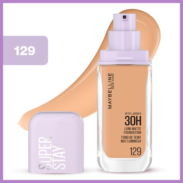 Maybelline Lumi Matte Foundation 30H - Mat Fondöten No: 129 - 3