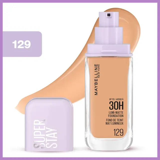 Maybelline Lumi Matte Foundation 30H - Mat Fondöten No: 129 - 3