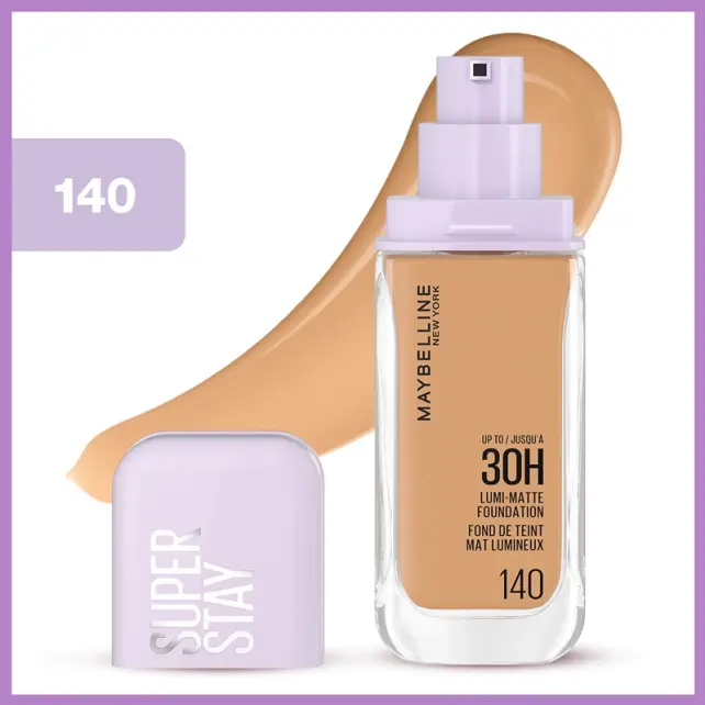Maybelline Lumi Matte Foundation 30H - Mat Fondöten No: 140 - 3