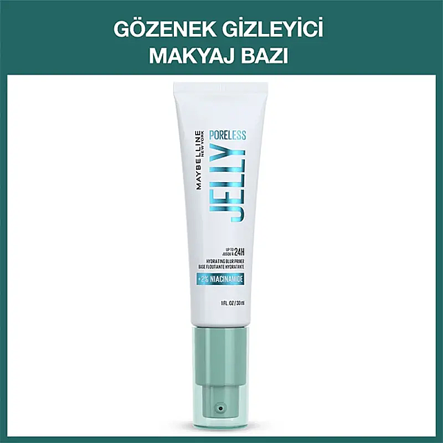 Maybelline Poreless Jelly Primer - Gözenek Gizleyici Makyaj Bazı 30ml - 2