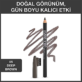 Maybelline Quick Shaper - Kaş Şekillendirici Kalem No: 05 Deep Brown - 2
