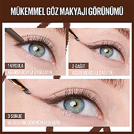 Maybelline Sculpting Stix - Çift Uçlu Göz Kalemi No: 015 Smooth Espresso/ Soğuk Kahve - 4