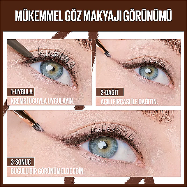Maybelline Sculpting Stix - Çift Uçlu Göz Kalemi No: 015 Smooth Espresso/ Soğuk Kahve - 4