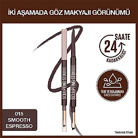 Maybelline Sculpting Stix - Çift Uçlu Göz Kalemi No: 015 Smooth Espresso/ Soğuk Kahve - 2