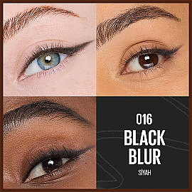 Maybelline Sculpting Stix - Çift Uçlu Göz Kalemi No: 016 Black Blur/ Siyah - 3