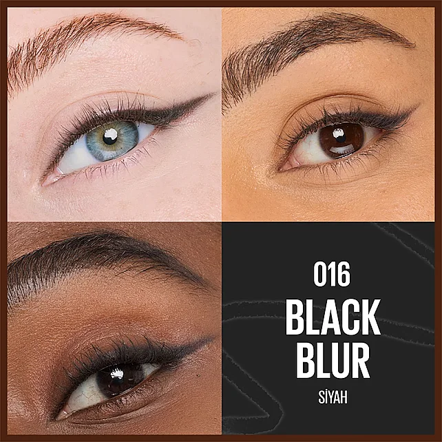 Maybelline Sculpting Stix - Çift Uçlu Göz Kalemi No: 016 Black Blur/ Siyah - 3