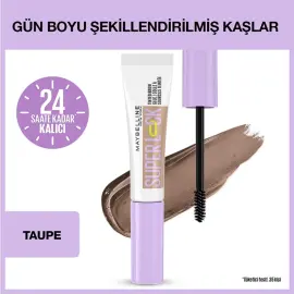 Maybelline Super Lock Brow Glue Eyebrow Gel - Kaş Sabitleyici Maskara No: 253 Taupe 7ml - 3