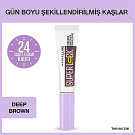 Maybelline Super Lock Brow Glue Eyebrow Gel - Kaş Sabitleyici Maskara No: 260 Deep Brown 7ml - 3