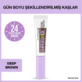 Maybelline Super Lock Brow Glue Eyebrow Gel - Kaş Sabitleyici Maskara No: 260 Deep Brown 7ml - 3
