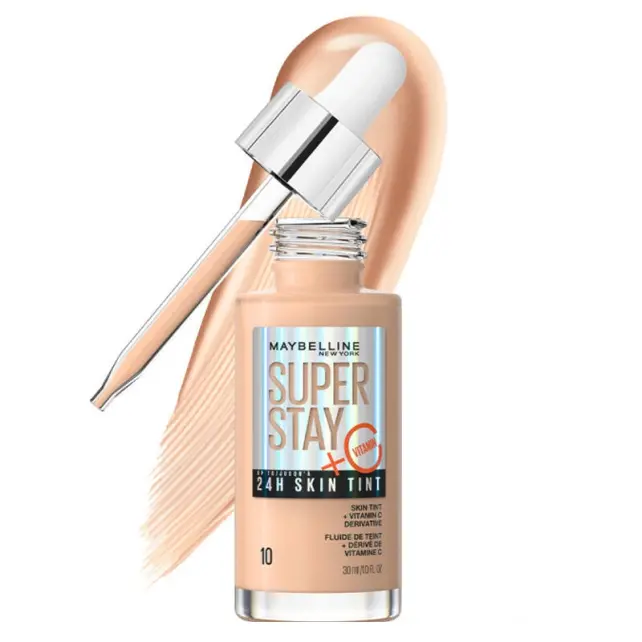 Maybelline Super Stay Skin Tint Vitamin C - Serum Fondöten No: 10 - 2